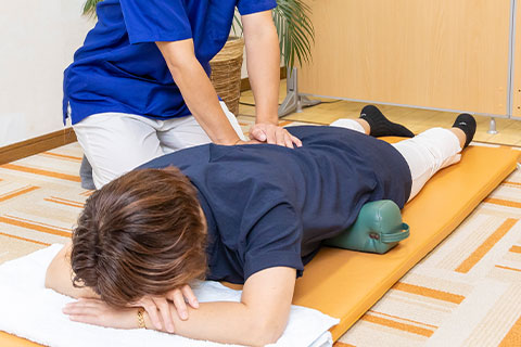 施術の様子